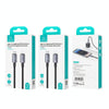 USAMS US-SJ662 Type-C To 8 Pin 30W Fast Charge Data Cable, Length: 1.2m(Black)
