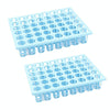2 PCS Plastic Storage Rack Virus Sampling Tube Rack, Specification: 48-well