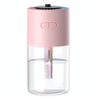 280ml Star Projection Light Humidifier USB Car Diffuser Humidifier Household Hydrating Atomizer, Color: Pink
