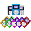 Mini Lavalier Metal MP3 Music Player with Screen, Style: with Earphone+Cable(Black)