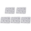 5pcs DIY Crystal Epoxy Earrings Silicone Mold Pendant Jewelry Mold, Spec: Alien
