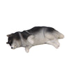 Cute Kawaii Sleeping Pet Figurine Collection Decoration Fridge Magnet Black Side Lying  Shiba  Inu