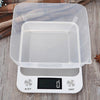 Small Kitchen Food Scale Stainless Steel Electronic Kitchen Scale 5kg/1g (Battery English Version White)
