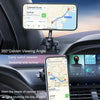 Center Console 360 Rotating Magnetic Car Phone Holder Zinc Alloy Automotive Navigation Bracket(Black)