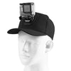 PULUZ Baseball Hat with J-Hook Buckle Mount & Screw for GoPro, DJI OSMO Action and Other Action Cameras(Black)