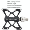 LP LitePro K5 Folding Bkie Aluminum Alloy Bearin Pedals(Silver)