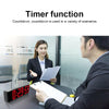 Digital Electronic Alarm Clock Creative LED Desk Clock US Plug, Style:4 Digits 7 Segments(Blue Light)