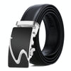 Dandali Casual Men Automatic Buckle Belt Business Soft Leather Pants Band, Length (cm): 115cm(ZD-22)