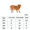 Anti-Slip Pet Socks 4XL Brown - Cotton, Breathable Paw Protection
