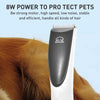 VGR V-232 Pet Clipper White - Quiet, Cordless, Waterproof