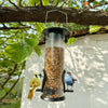 Automatic Hanging Bird Feeder - Black - Steel & Plastic
