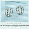 S925 Sterling Silver Vintage Thread Double Layer Earrings(SCE1702)