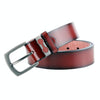 Dandali L8026 Men Casual Antique Alloy Buckle Leather Belt Waistband, Size: 110-125cm (Brown)