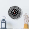 TM027 Home Decoration Acrylic Wall Clock(Indian Silver)