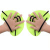 Swimming Webbed Adult Children Freestyle Stroke Swimming Equipment, Size:M(Green)
