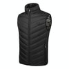 9 Area Double Control Black USB Electric Heating Undershirt Intelligent Warm Vest(6XL)