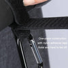 Stroller Wear-Resistant Non-Slip Aluminium Climbing Buckle Hooks(Gray Snowflake)