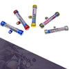 TF-2224 2pcs Multifunctional Waterproof Motorcycle Tax Bill Collection Tube(Red)