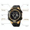SKMEI 2078 Multifunctional Men 50M Waterproof Sports Fashion Digital Wrist Watch(Dark Blue)
