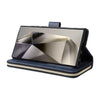 For Samsung Galaxy S25 Ultra 5G 9-Card Slots Zipper Wallet Bag Leather Phone Case(Blue)