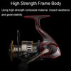 All Metal Rocker Arm Smooth Fishing Reel Spinning Reel, Spec: HE-5000 (Metal Grip)