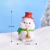 5pcs Christmas Cute Micro Landscape DIY Bonsai Decoration Snowscape Ornament, Style: No.4 Blower Snowman