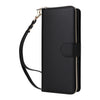 For Samsung Galaxy S23 Ultra 5G Nine-card Slots Zipper Wallet Bag Leather Phone Case(Black)