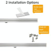40cm 220V CN Plug Wardrobe Cabinet Lamp LED Light Bar With Button Switch(Warm White)