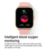 Blood Oxygen / Sleep / Heart Rate Health Monitoring Smart Watch Square Sports Watch(Black)