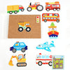 MQY-9988 Early Childhood Education Puzzles Baby Wooden Puzzle Toys(Traffic)