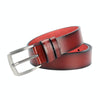 Dandali L8023 Men Casual Antique Pin Buckle Leather Belt Waistband, Length: 110-125cm (Brown)