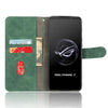 For ASUS ROG Phone 7 Skin Feel Magnetic Flip Leather Phone Case(Green)