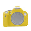 For Canon EOS 600D Soft Silicone Protective Case(Yellow)