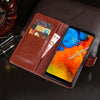 For Alcatel 1 Ultra idewei Crazy Horse Texture Leather Phone Case(Black)