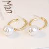 1030402303 Big C Stud Earrings Jewelry