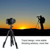 PULUZ 4-Section Folding Legs Metal  Tripod Mount with 360 Degree Ball Head for DSLR & Digital Camera, Adjustable Height: 42-130cm