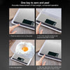 10kg/1g Stainless Steel Kitchen Scale Household Food Electronic Scale(Black)