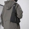 Anti-theft Fit Triangle Bag Leisure Leather Film Crossbody Chest Bag(Grey)