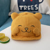 MZ8986 Cartoon Cat Embroidery Pattern Baby Hat Spring and Autumn Thin Cap Children Sunscreen Sun Hat, Size: Suitable for Baby 6-24 Months(Yellow)