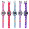 JNEW A86628 Student Cartoon 3D Butterfly Multi-Function Waterproof LED Sports Electronic Watch(Dark Purple)