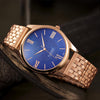 YAZOLE 376 Men Fashion Business Steel Strap Band Quartz Wrist Watch (Black)