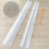 2 PCS 25 inches Gas Stove Slit Strip Antifouling Dustproof Waterproof Kitchen Sealing Strip(Transparent)
