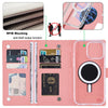 For iPhone 14 ViLi GBS-C Series MagSafe Magnetic RFID Leather Flip Phone Case(Pink)