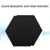 Polyester Fiber Wall Decoration Sound Insulation Cotton Sound Absorbing Board, Style: Without Glue (Black)