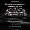 M52 1.43 inch Screen IP68 Waterproof Smart Watch, Support Bluetooth Call / Heart Rate (Silver)