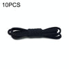 10 PCS Stretch Spandex Non Binding Elastic Shoe Laces (Black)