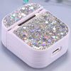 For AirPods 1 / 2 Glitter Sequins Wireless Earphone Protective Case(White)