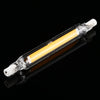 R7S 7W 500LM 118mm COB LED Bulb Glass Tube Replacement Halogen Lamp Spot Light, Warm Light