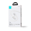JOYROOM S-UL012A10 Extraordinary Series 2.4A USB-A to 8 Pin Fast Charging Data Cable, Cable Length:1.2m(White)