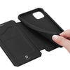 For iPhone 12 Pro Max DUX DUCIS Skin X Series PU + TPU Horizontal Flip Leather Case with Holder & Card Slots(Black)